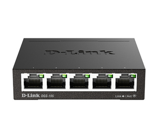 D-Link DGS-105 Non-géré L2 Gigabit Ethernet (10/100/1000) Noir