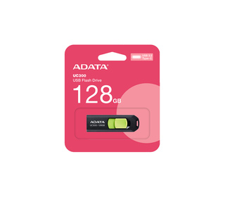 ADATA ACHO-UC300-128G-RNB lecteur USB flash 128 Go USB Type-C 3.2 Gen 1 (3.1 Gen 1) Noir