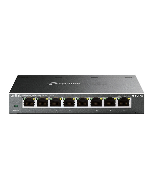TP-Link TL-SG108E Géré L2 Gigabit Ethernet (10/100/1000) Noir TP-Link TL-SG108E Géré L2 Gigabit Ethernet (10/100/1000) Noir