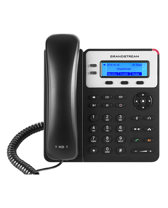Grandstream Networks GXP1625 téléphone fixe Noir 2 lignes LCD