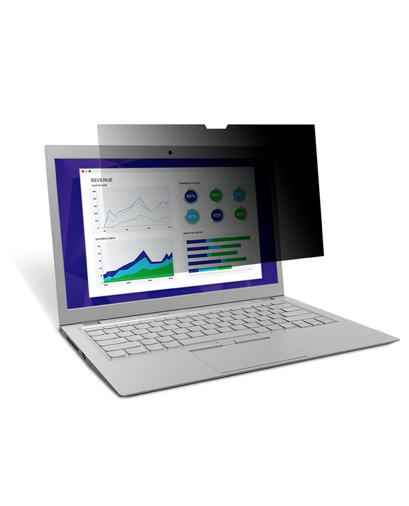 3M Filtre de confidentialité pour ordinateur portable à écran panoramique edge-to-edge 13,3"