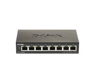 D-Link DGS-1100-08V2 Géré L2 Gigabit Ethernet (10/100/1000) Noir