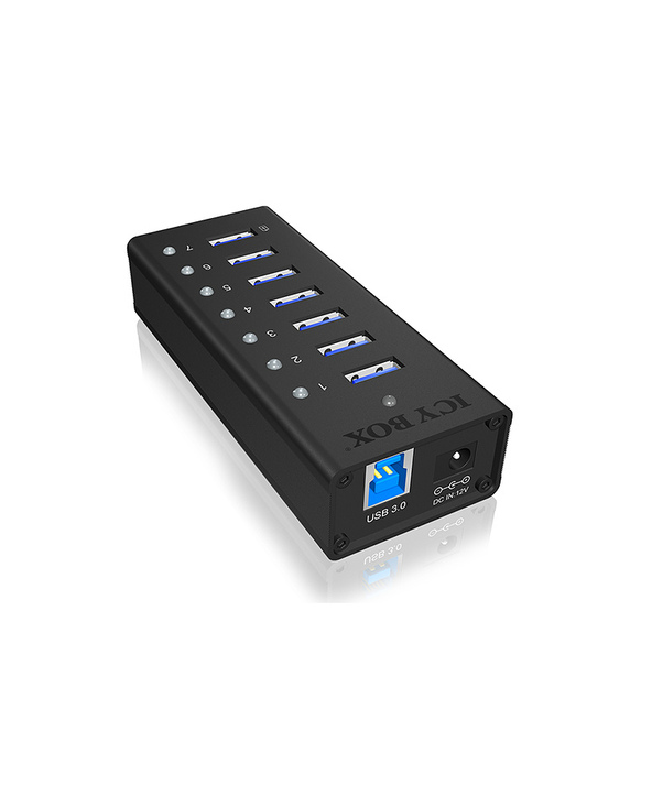 ICY BOX IB-AC618 USB 3.2 Gen 1 (3.1 Gen 1) Type-B 5000 Mbit/s Noir