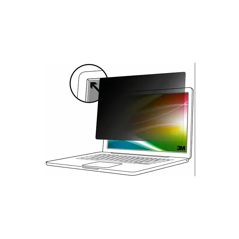 3M Filtre de confidentialité Bright Screen pour ordinateur portable 13.3 po, 16:10, BP133W1B