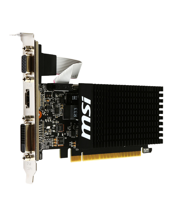 MSI GT 710 2GD3H LP carte graphique NVIDIA GeForce GT 710 2 Go GDDR3