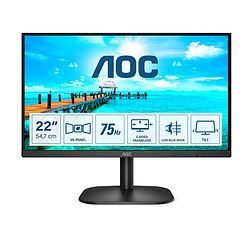 AOC B2 22B2H/EU 21.5" LED Full HD 4 ms Noir