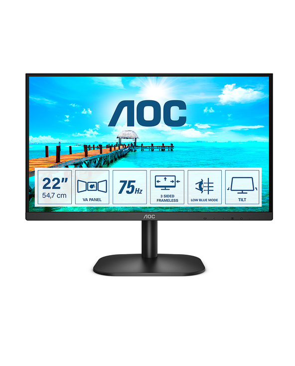 AOC B2 22B2H/EU 21.5" LED Full HD 4 ms Noir