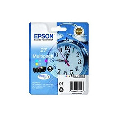 Epson Alarm clock 27XL DURABrite Ultra cartouche d'encre 1 pièce(s) Original Rendement élevé (XL) Cyan, Magenta, Jaune
