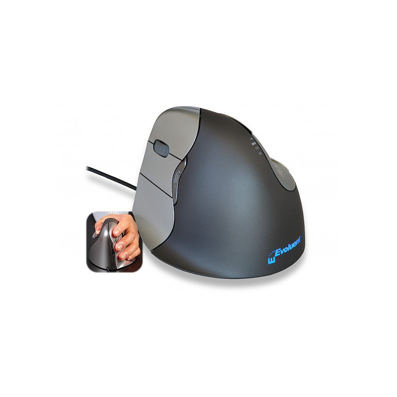 BakkerElkhuizen Evoluent4 souris Bureau Gauche Laser 2600 DPI