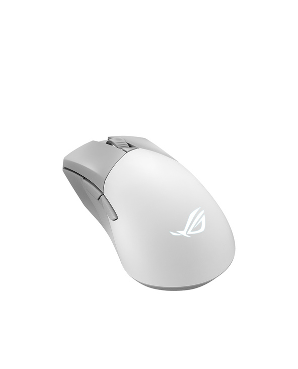 ASUS ROG Gladius III Wireless Aimpoint White souris Jouer Droitier RF Wireless + Bluetooth + USB Type-A Optique 36000 DPI