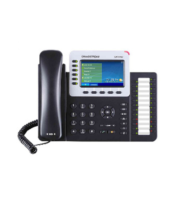 Grandstream Networks GXP-2160 téléphone fixe Noir 6 lignes TFT