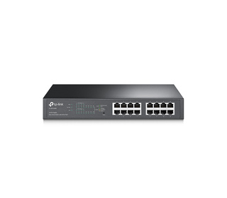 TP-Link TL-SG1016PE Géré L2 Gigabit Ethernet (10/100/1000) Connexion Ethernet, supportant l'alimentation via ce port (PoE) 1U No