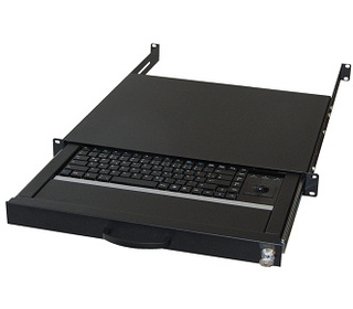 aixcase AIX-19K1UKDETB-B clavier Industriel USB + PS/2 QWERTZ Allemand Noir
