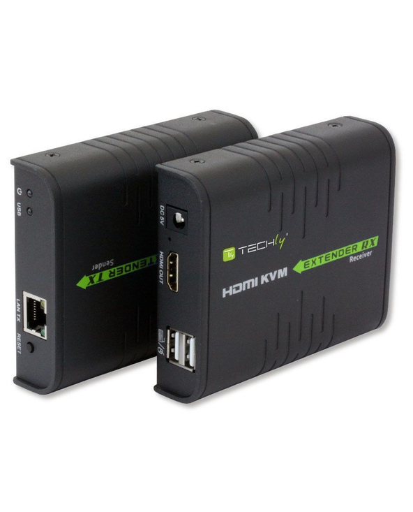 Techly IDATA HDMI-KVM2 extension KVM Émetteur et récepteur