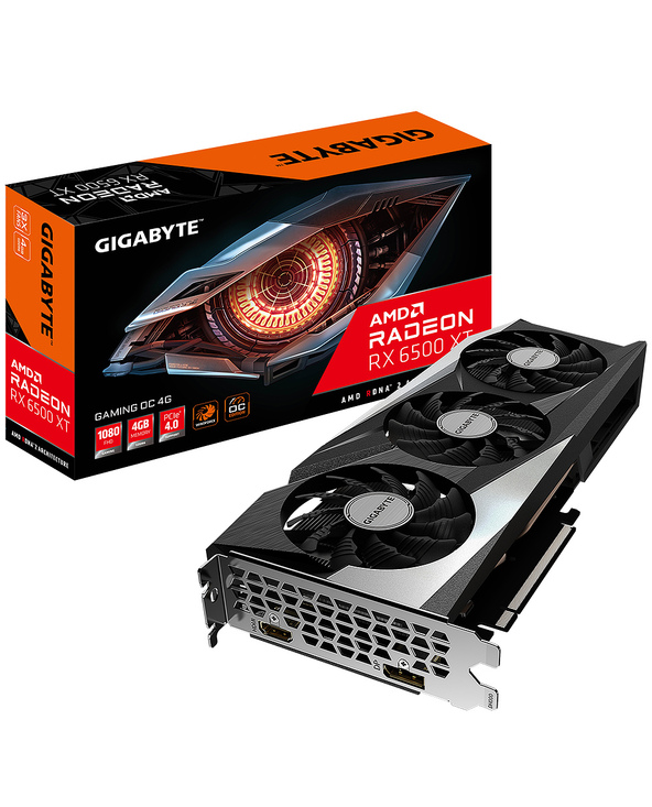 GIGABYTE GAMING Radeon RX 6500 XT OC 4G AMD 4 Go GDDR6