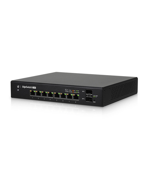 Ubiquiti EdgeSwitch 8 150W Géré L2/L3 Gigabit Ethernet (10/100/1000) Connexion Ethernet, supportant l'alimentation via ce port (