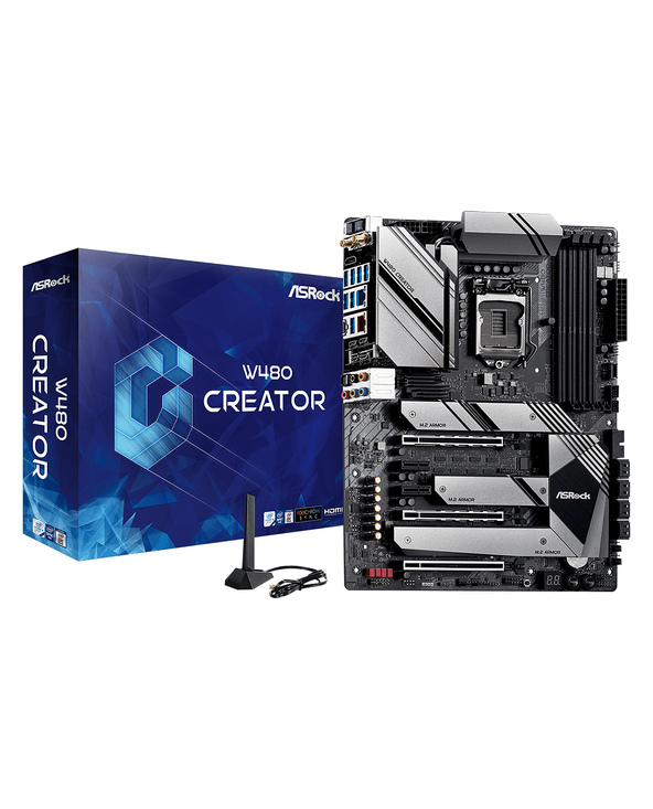 Asrock W480 CREATOR carte mère Intel W480 LGA 1200 (Socket H5) ATX