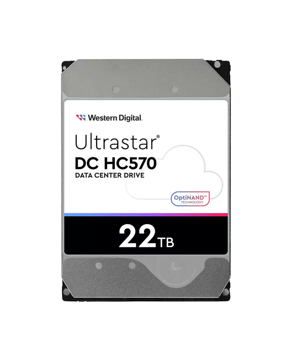 Western Digital Ultrastar DC HC570 disque dur 22 To 7200 tr/min 512 Mo 3.5" Série ATA III