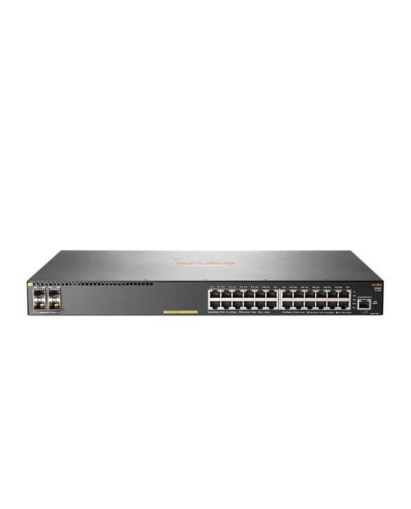 HPE Aruba Networking 2930F 24G PoE+ 4SFP+ Géré L3 Gigabit Ethernet (10/100/1000) Connexion Ethernet, supportant l'alimentation v
