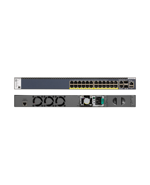 NETGEAR M4300-28G-PoE+(1000W)/US/EMEA Géré Gigabit Ethernet (10/100/1000) Connexion Ethernet, supportant l'alimentation via ce p