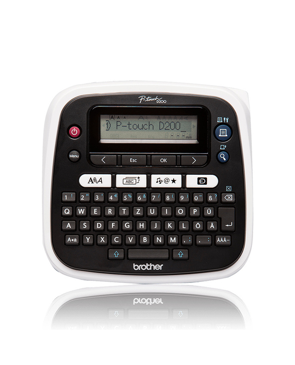 Brother PT-D200BWVP imprimante pour étiquettes Transfert thermique 180 x 180 DPI 20 mm/sec TZe