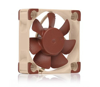 Noctua NF-A4X10-FLX système de refroidissement d’ordinateur Boitier PC Ventilateur 4 cm Beige, Marron 1 pièce(s)