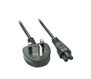 Lindy 30409 câble électrique Noir 2 m Coupleur C5