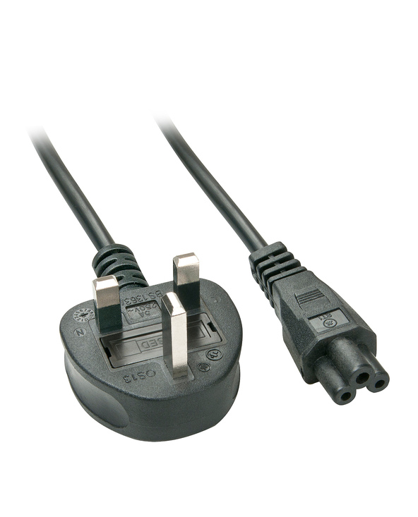 Lindy 30409 câble électrique Noir 2 m Coupleur C5