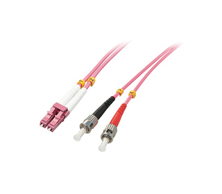 Lindy 46350 câble InfiniBand et à fibres optiques 1 m LC ST Rose