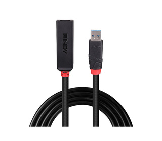 Lindy 43404 hub & concentrateur USB 3.2 Gen 1 (3.1 Gen 1) Type-C 5000 Mbit/s Noir