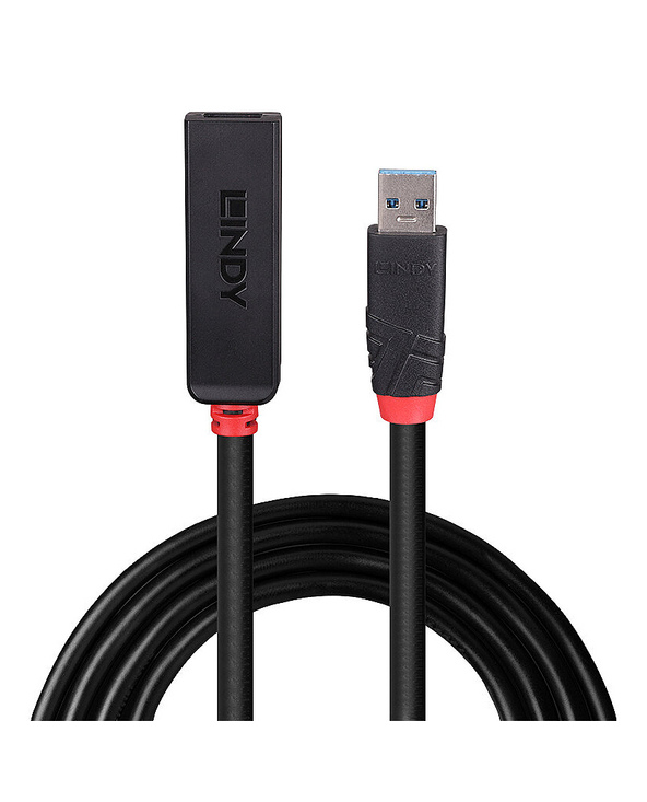 Lindy 43404 hub & concentrateur USB 3.2 Gen 1 (3.1 Gen 1) Type-C 5000 Mbit/s Noir