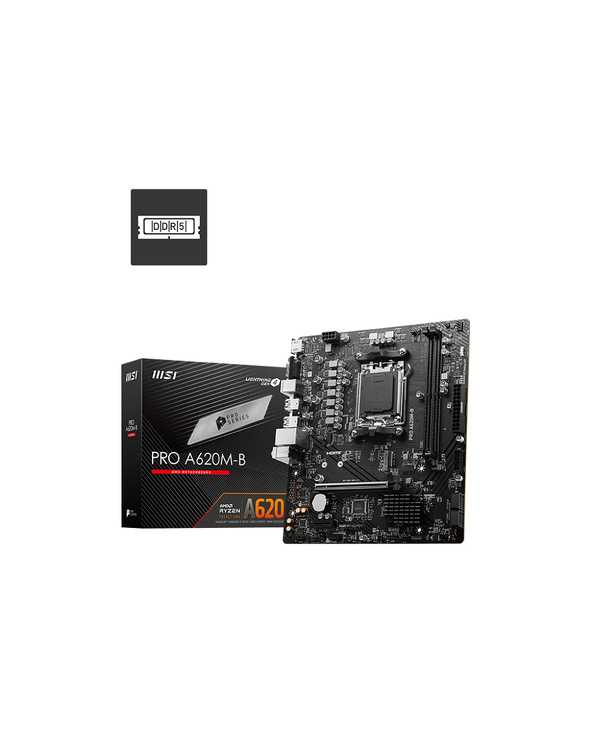 MSI PRO A620M-B carte mère AMD A620 Emplacement AM5 micro ATX
