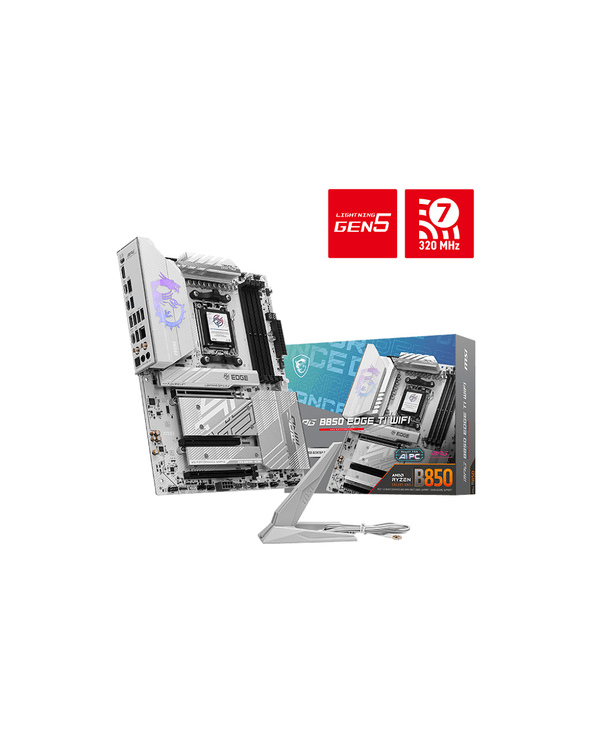 MSI MPG B850 EDGE TI WIFI carte mère AMD B850 Emplacement AM5 ATX