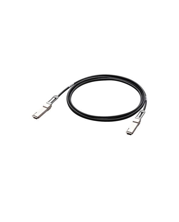 Allied Telesis AT-QSFP28-1CU câble Serial Attached SCSI (SAS) 1 m 25,8 Gbit/s Noir, Argent