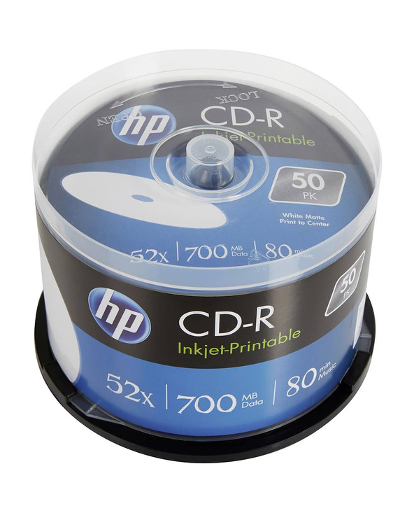 HP CRE00017WIP CD vierge CD-R 700 Mo 52x 50 pièce(s)