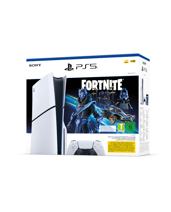 Sony Playstation 5 Slim Fortnite 1 To Wifi Noir, Blanc