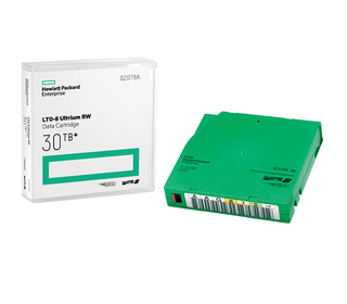 HPE LTO-8 Ultrium 30TB RW Data Cartridge Bande de données vierge 12 To 1,26 cm