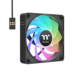Thermaltake CL-F192-PL12SW-A système de refroidissement d’ordinateur Boitier PC Ventilateur 12 cm Noir 3 pièce(s)