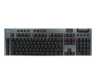 Logitech G G915 X LIGHTSPEED clavier Jouer USB + RF Wireless + Bluetooth AZERTY Français Noir