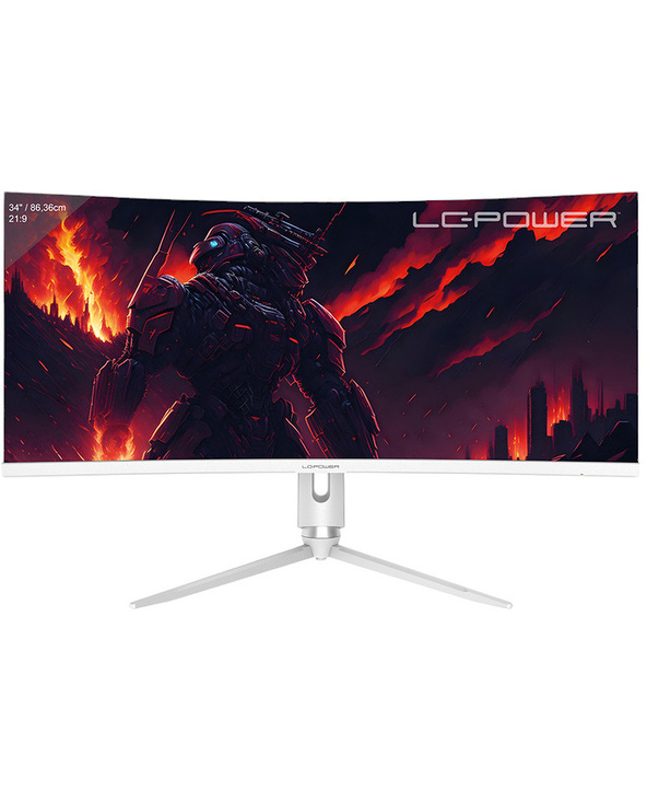 LC-Power LC-M34-Q-C-PRO 34 UltraWide Quad HD 3 ms Gris