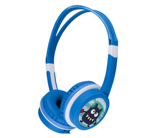Gembird MHP-JR-B écouteur/casque Écouteurs Avec fil Arceau Musique Bleu