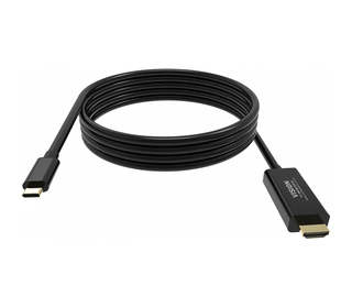Vision TC 2MUSBCDP8K/BL câble DisplayPort 2 m USB Type-C Noir
