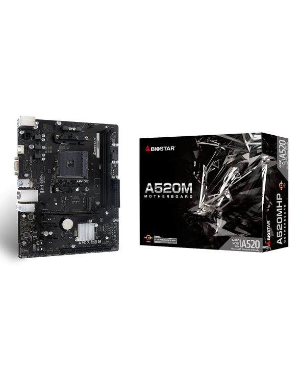 Biostar A520MHP carte mère AMD A520 Emplacement AM4 micro ATX