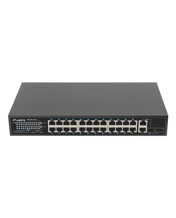 Lanberg RSFE-24P-2C-250 commutateur réseau Non-géré Gigabit Ethernet (10/100/1000) Connexion Ethernet, supportant l'alimentation