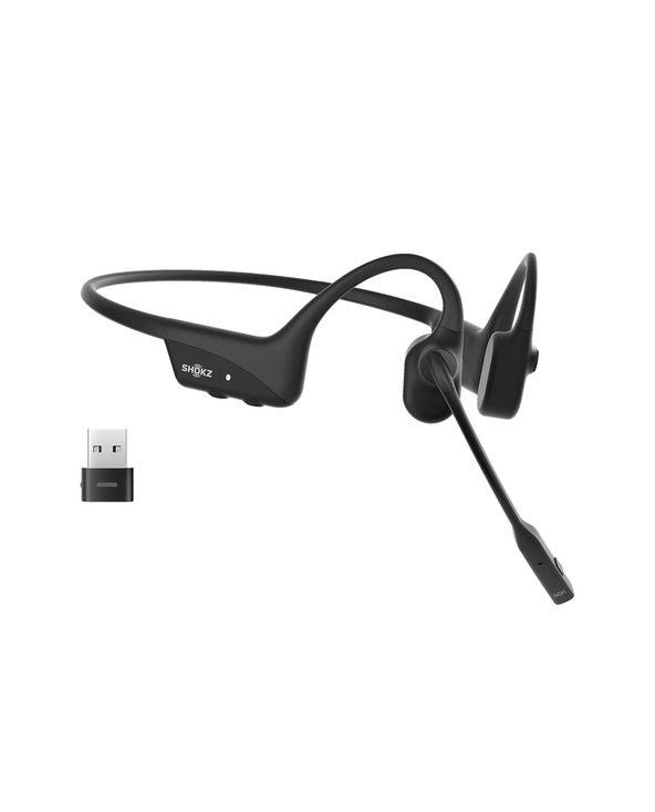 SHOKZ C120-AC-BK écouteur/casque Sans fil Crochets auriculaires Bureau/Centre d'appels USB Type-C Bluetooth Noir