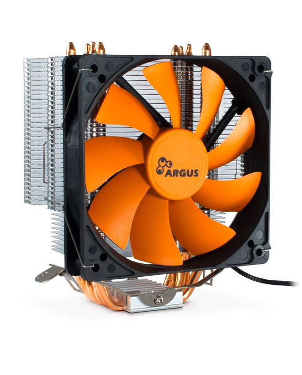 Dynatron Argus SU-260 Processeur Refroidisseur 12 cm Noir, Orange