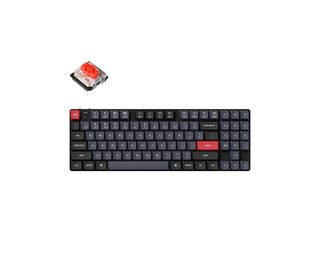 Keychron K13 Pro clavier Universel USB + Bluetooth Noir, Gris, Rouge