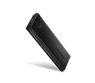 Axagon EEM2-UB2 Boîtier de disques de stockage Enceinte ssd Noir M.2