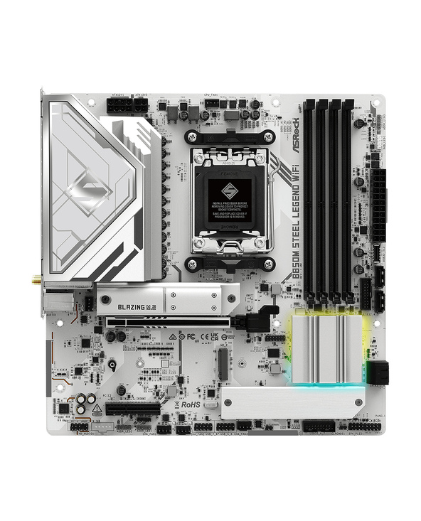 Asrock B850M Steel Legend WiFi AMD B850 Emplacement AM5 micro ATX