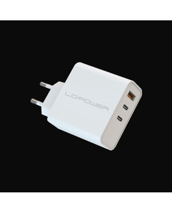 LC-Power LC-GAN-65 chargeur d'appareils mobiles Universel Blanc Secteur Charge rapide Intérieure